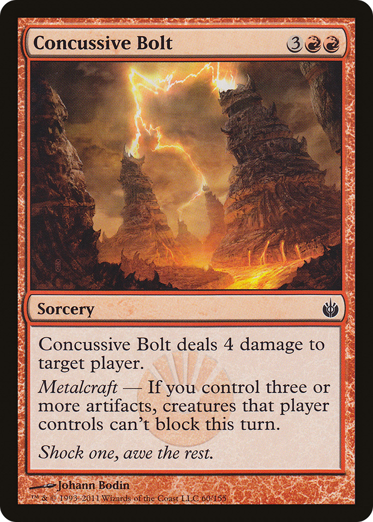 Concussive Bolt [Mirrodin Besieged] Foil