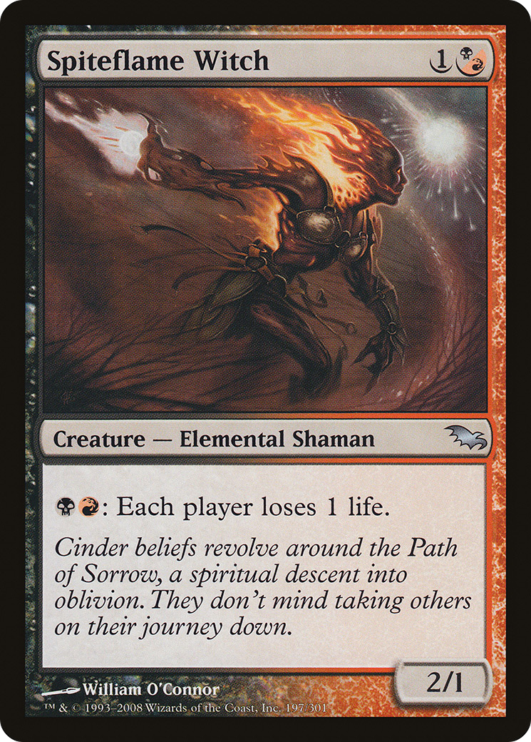 Spiteflame Witch [Shadowmoor] Foil