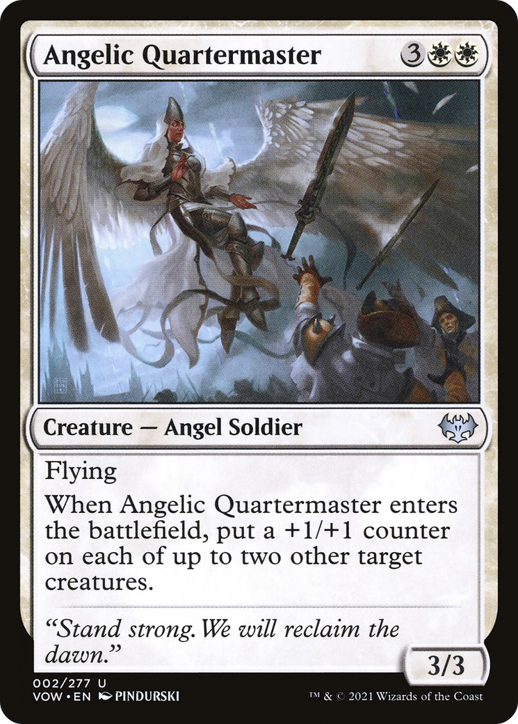 Angelic Quartermaster [Innistrad: Crimson Vow] Foil