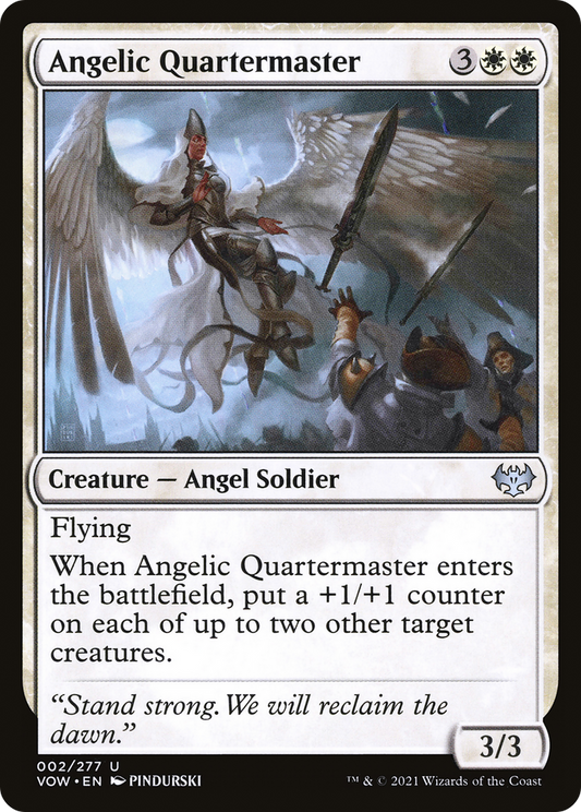 Angelic Quartermaster [Innistrad: Crimson Vow] Foil