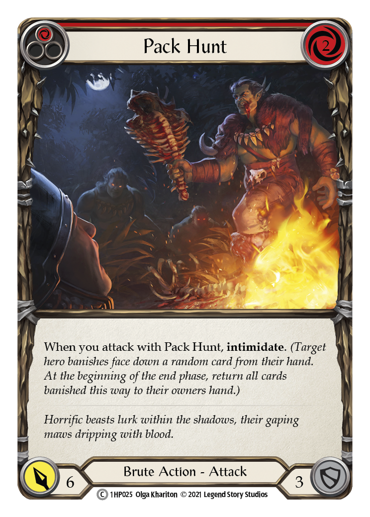 Pack Hunt (Red) [1HP025] (History Pack 1) | Silver Goblin