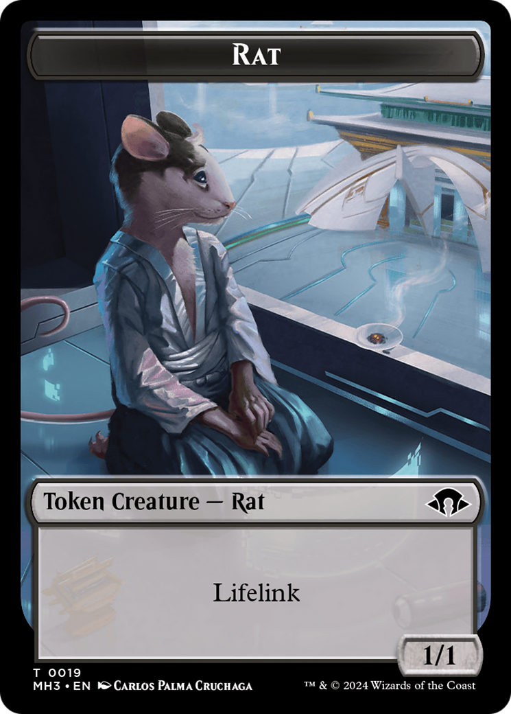 Eldrazi Spawn // Rat Double-Sided Token [Modern Horizons 3 Tokens] | Silver Goblin