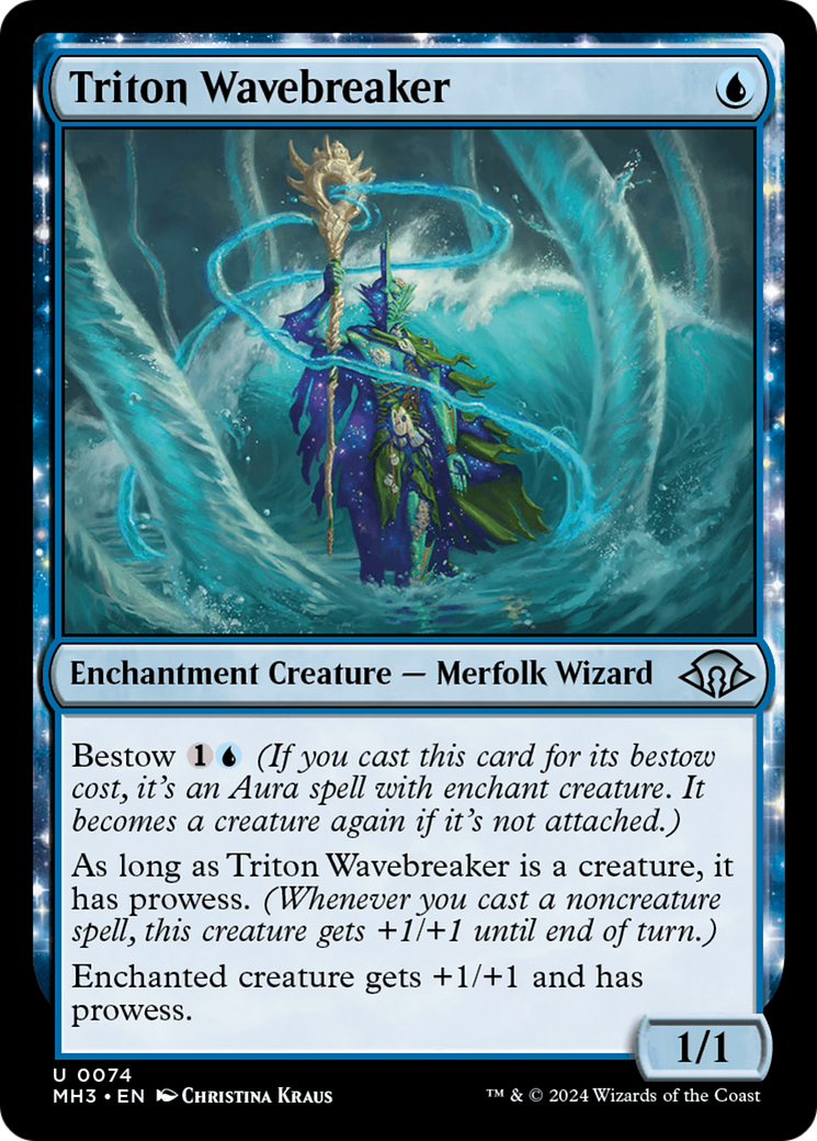 Triton Wavebreaker [Modern Horizons 3] Foil