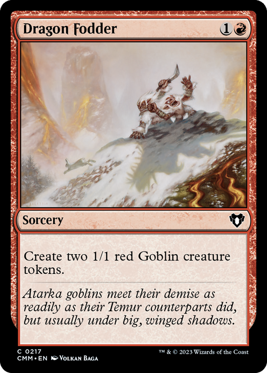 Dragon Fodder [Commander Masters] Foil