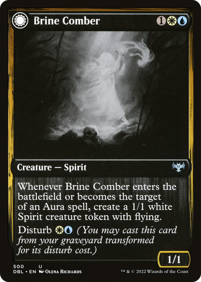 Brine Comber // Brinebound Gift [Innistrad: Double Feature] Foil