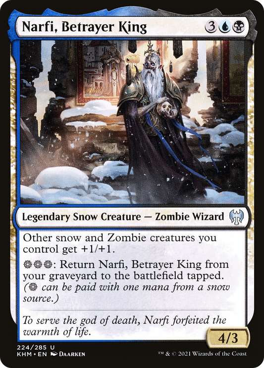 Narfi, Betrayer King [Kaldheim] Foil