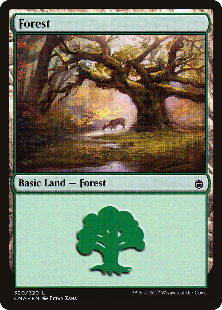 Forest (320) [Commander Anthology] | Silver Goblin