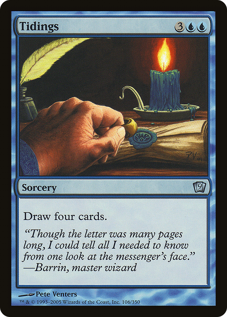 Tidings (106) Foil - Ninth Edition