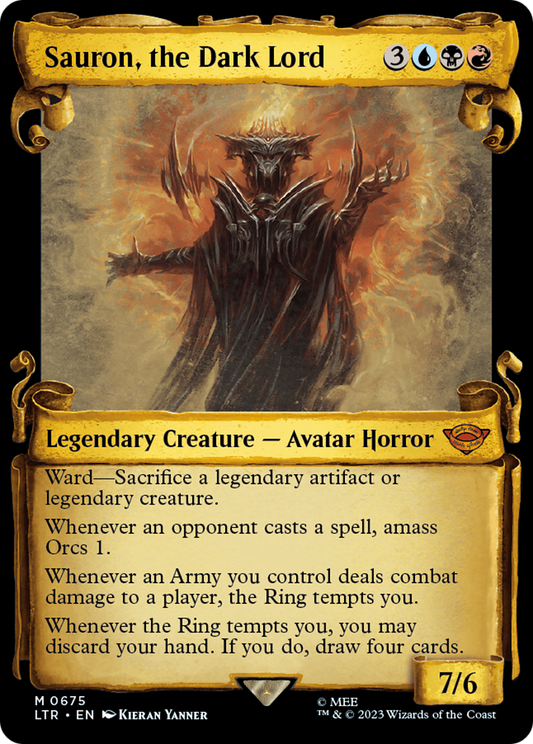Sauron, the Dark Lord [The Lord of the Rings: Tales of Middle-Earth Showcase Scrolls] Foil