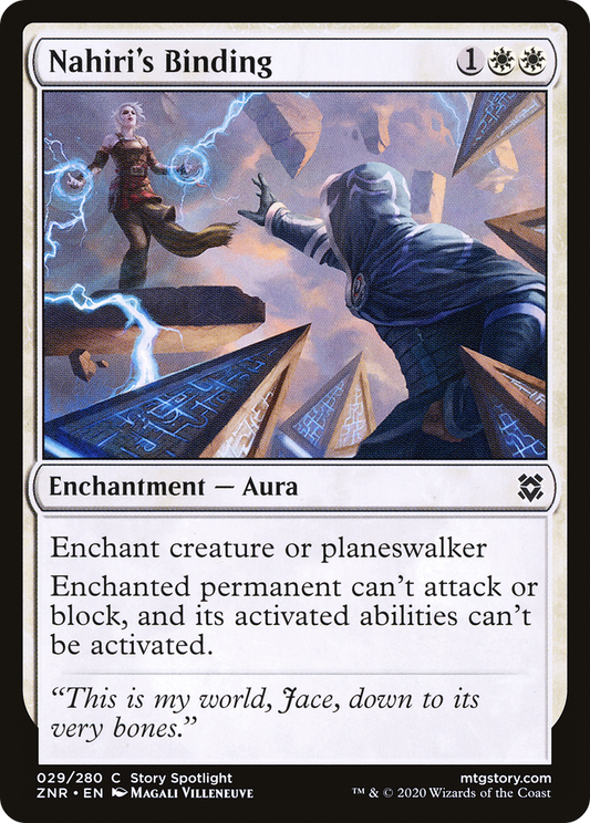 Nahiri's Binding [Zendikar Rising] Foil