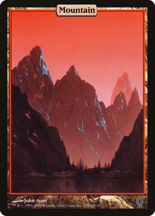 Mountain (139) [Unhinged] Foil