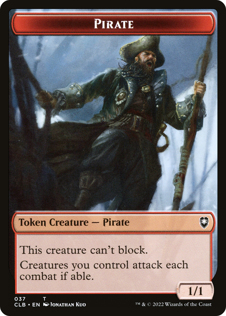 Pirate (037) - Battle for Baldur's Gate Tokens