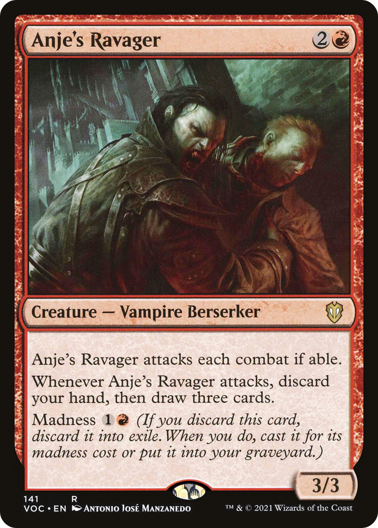 Anje's Ravager [Innistrad: Crimson Vow Commander] | Silver Goblin