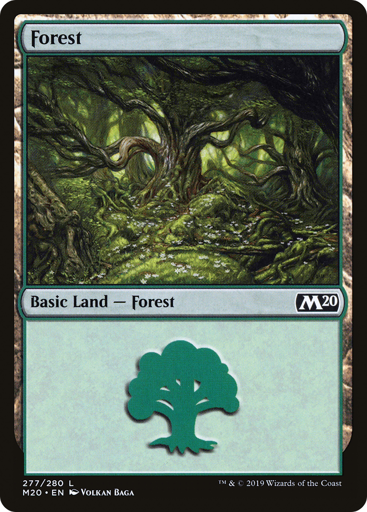 Forest (277) [Core Set 2020] Foil
