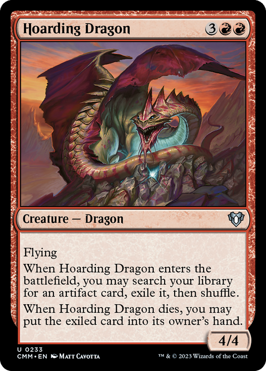 Hoarding Dragon [Commander Masters] Foil