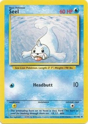 Seel (41/102) [Base Set Unlimited]