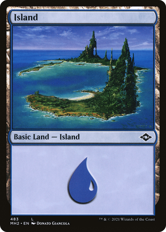 Island (483) [Modern Horizons 2] Foil