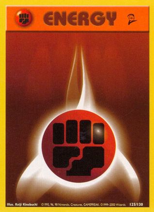 Fighting Energy (125) - Base Set 2