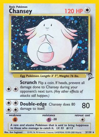 Chansey (3/130) [Base Set 2] | Silver Goblin