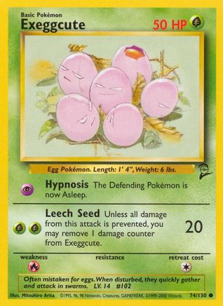 Exeggcute (74) - Base Set 2