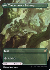 Cragcrown Pathway // Timbercrown Pathway (Borderless Alternate Art) [Zendikar Rising] | Silver Goblin