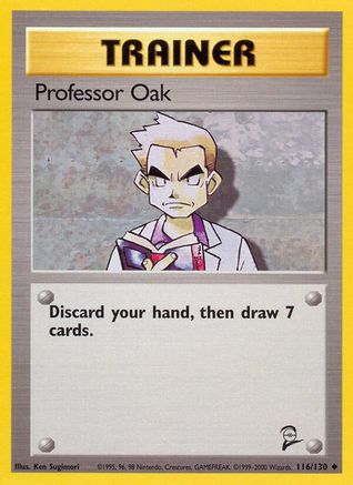 Professor Oak (116) - Base Set 2