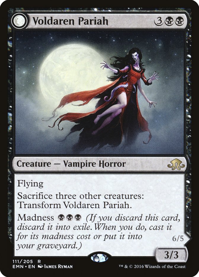 Voldaren Pariah // Abolisher of Bloodlines [Eldritch Moon] Foil