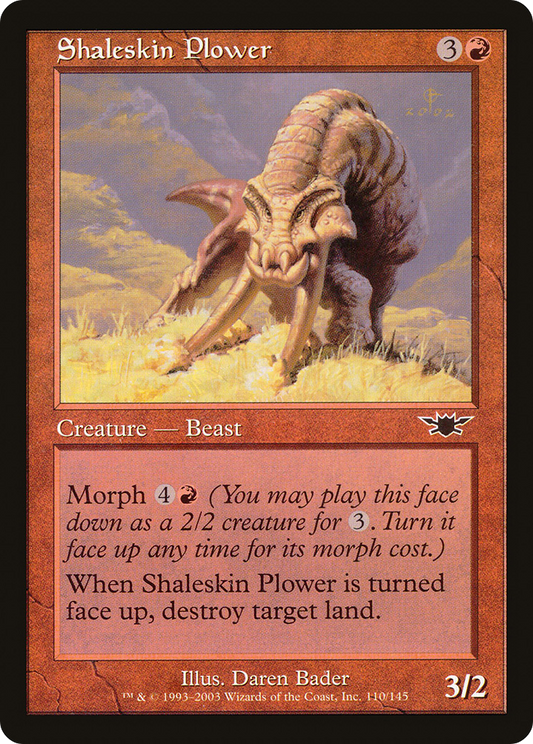 Shaleskin Plower [Legions] Foil