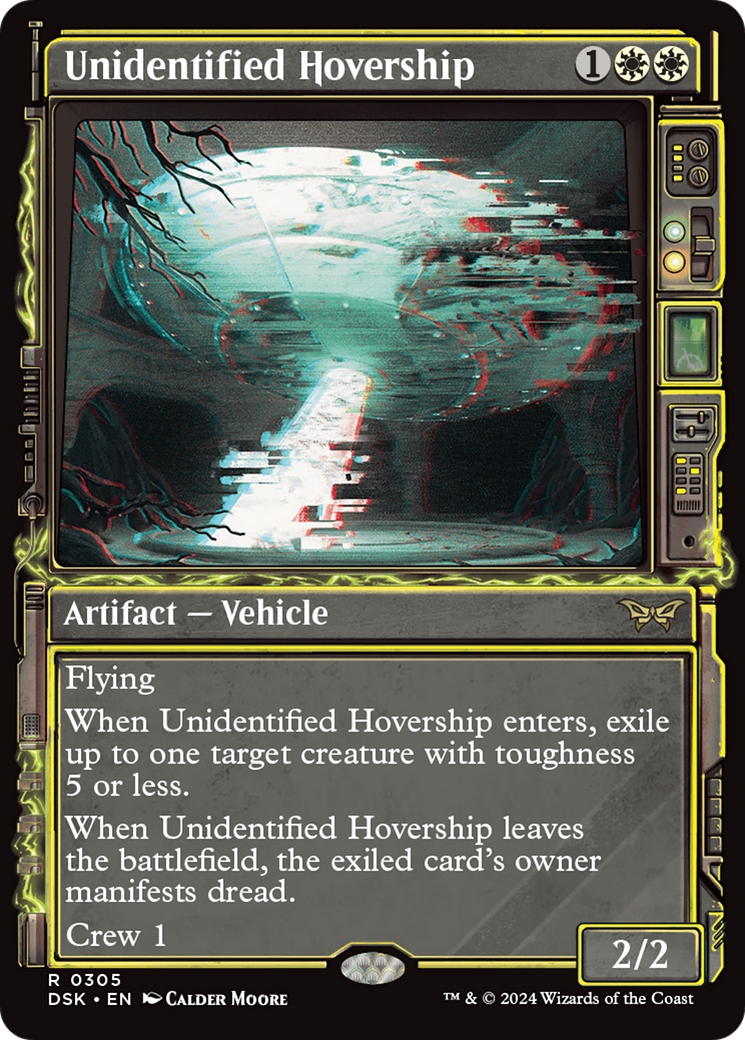Unidentified Hovership (Showcase) [Duskmourn: House of Horror] Foil