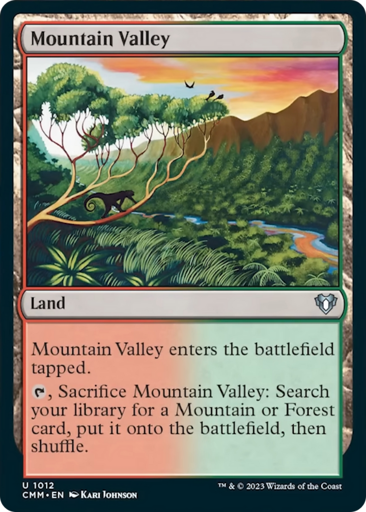 Mountain Valley [Commander Masters] | Silver Goblin