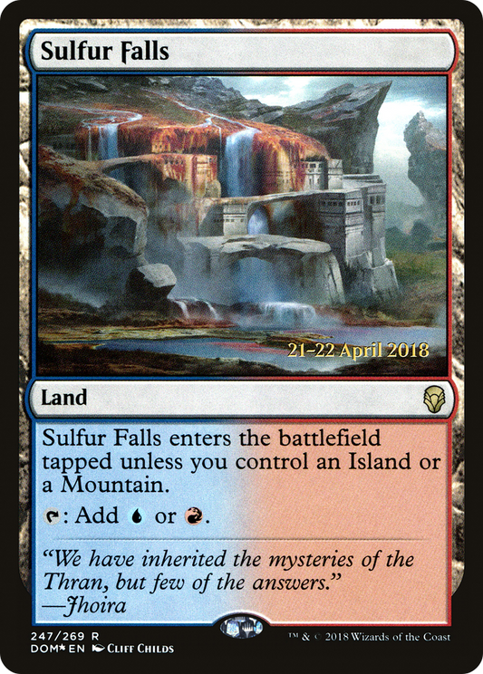 Sulfur Falls [Dominaria Prerelease Promos]