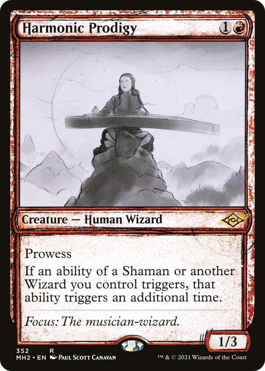Harmonic Prodigy (Sketch) [Modern Horizons 2] Foil