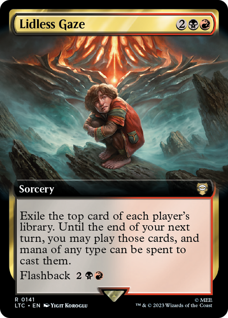 Lidless Gaze (Extended Art) (141) - Tales of Middle-earth Commander