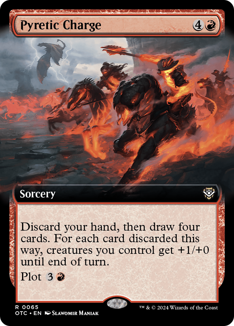 Pyretic Charge (Extended Art) (065) - Outlaws of Thunder Junction Commander
