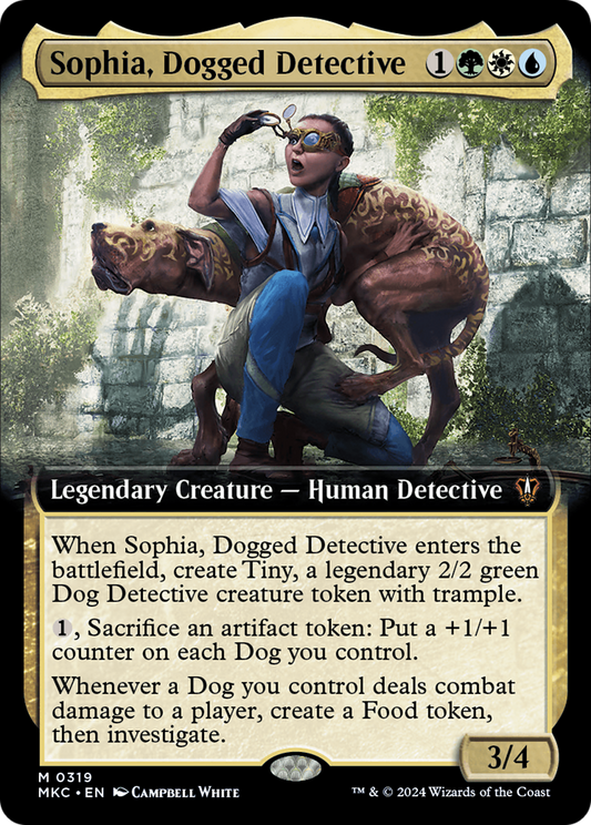 Sophia, Dogged Detective (Extended Art) [Murders at Karlov Manor Commander] Foil