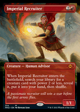 Imperial Recruiter (Borderless Alternate Art) [Modern Horizons 2] | Silver Goblin