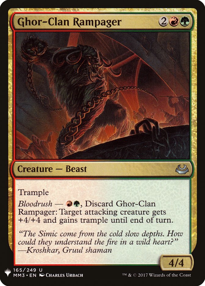 Ghor-Clan Rampager [Mystery Booster] | Silver Goblin
