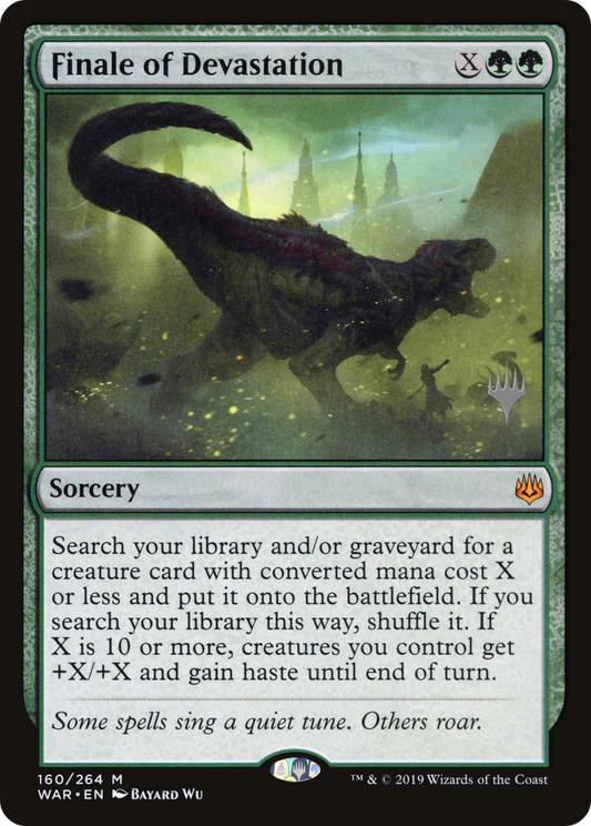 Finale of Devastation (Promo Pack) [War of the Spark Promos] Foil
