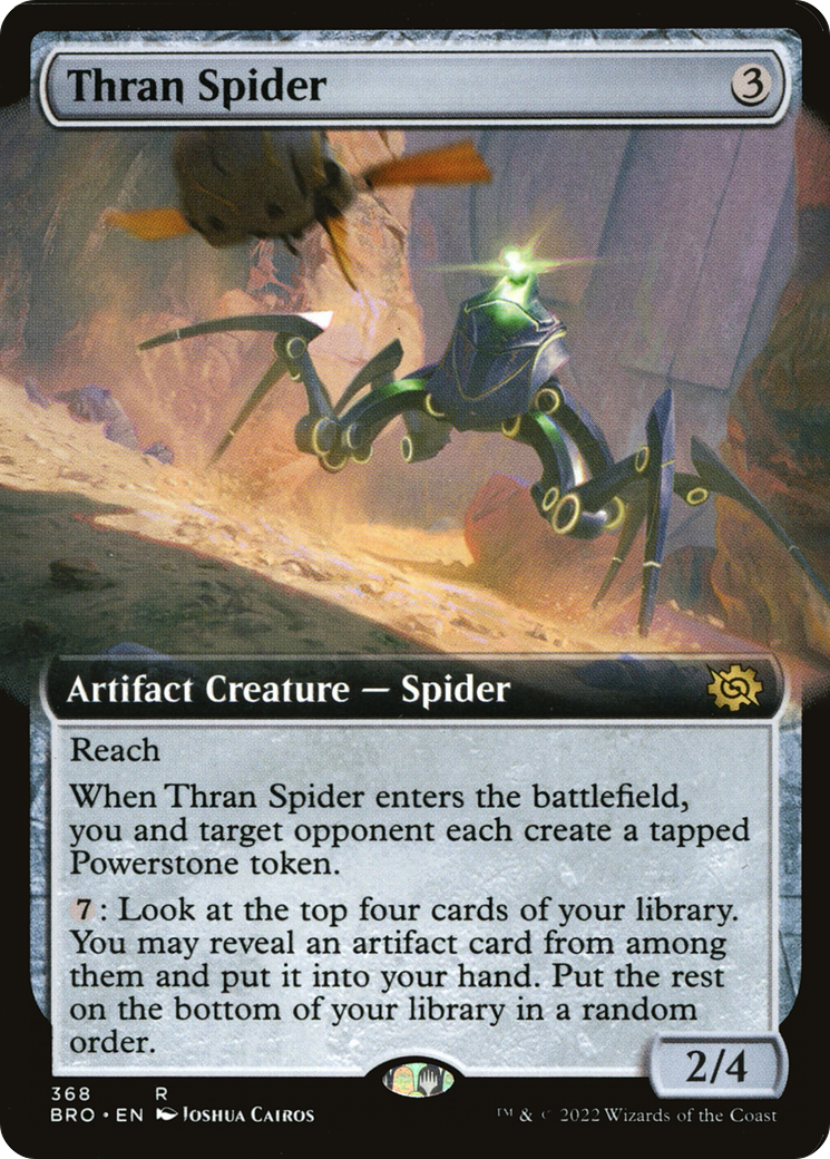 Thran Spider (Extended Art) [The Brothers' War] | Silver Goblin