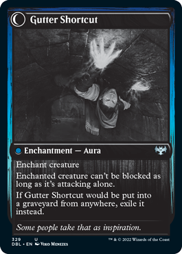Gutter Skulker // Gutter Shortcut [Innistrad: Double Feature] Foil