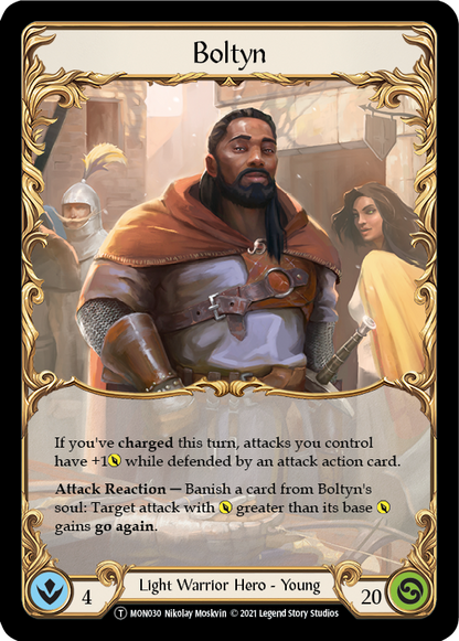 Boltyn // Ser Boltyn, Breaker of Dawn (MON030) Unlimited Edition  - Monarch