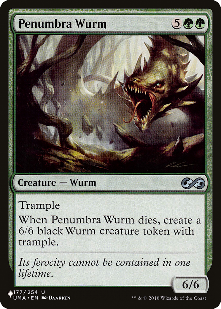 Penumbra Wurm [The List Reprints] | Silver Goblin