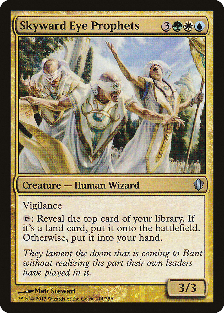 Skyward Eye Prophets [Commander 2013] | Silver Goblin