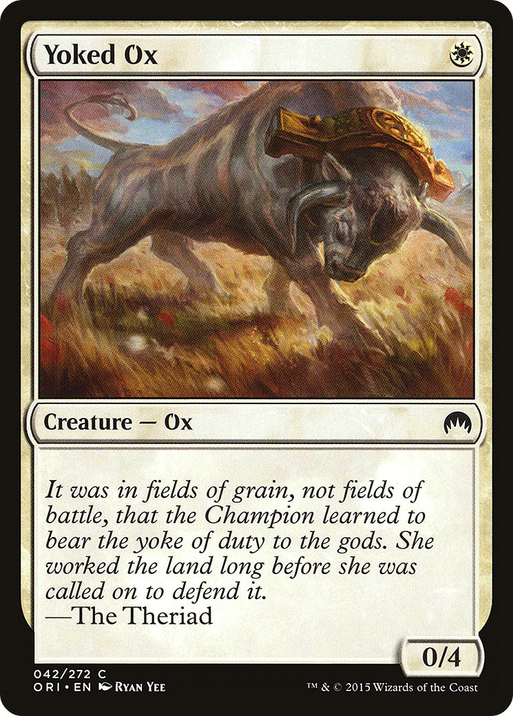 Yoked Ox [Magic Origins] Foil