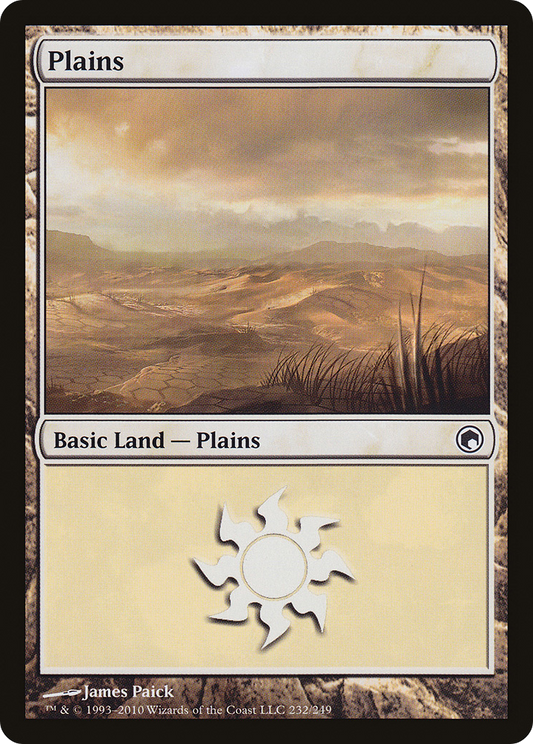 Plains (232) [Scars of Mirrodin]
