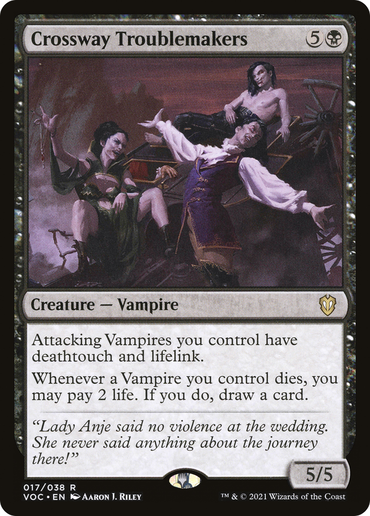 Crossway Troublemakers [Innistrad: Crimson Vow Commander]