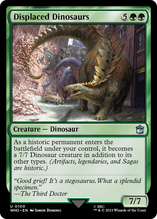 Displaced Dinosaurs [Doctor Who] Foil