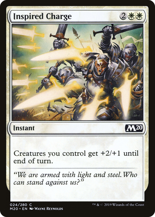 Inspired Charge [Core Set 2020] Foil