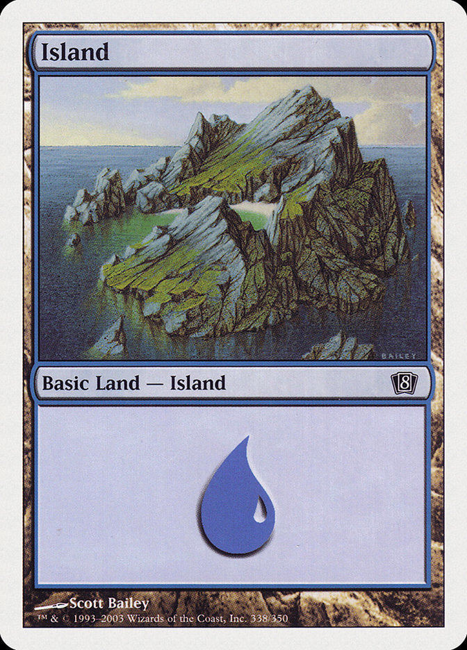 Island (338) [Eighth Edition] Foil