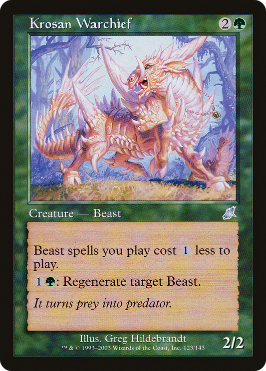 Krosan Warchief [Scourge] Foil